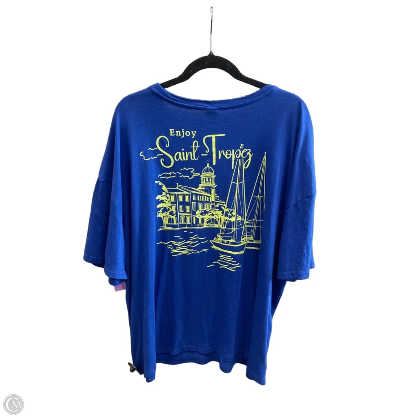 Top Short Sleeve By Wild Fable In Blue, Size: Xl