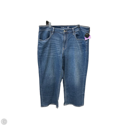 Jeans Wide Leg By Old Navy In Blue Denim, Size: 16