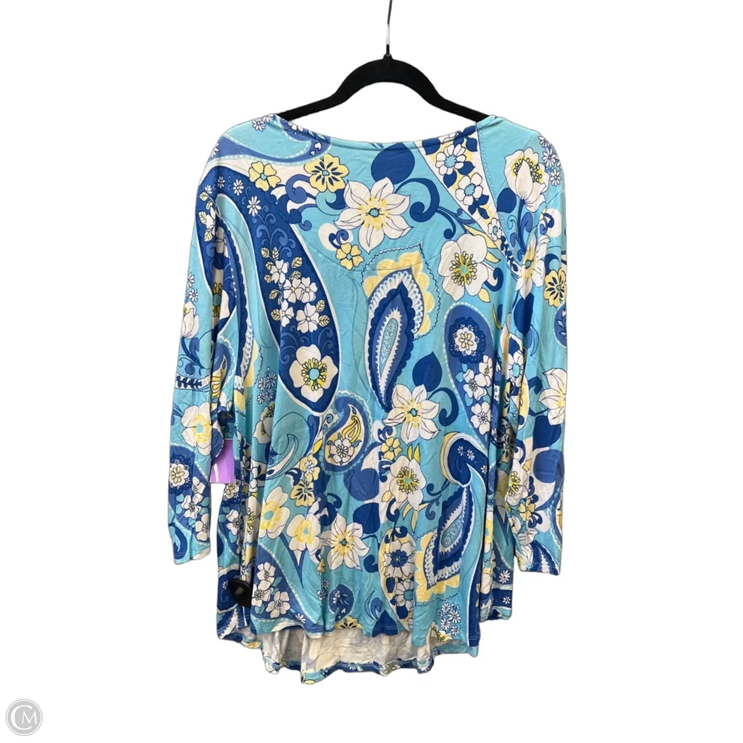 Top Long Sleeve By Ruby Rd In Blue, Size: Xl