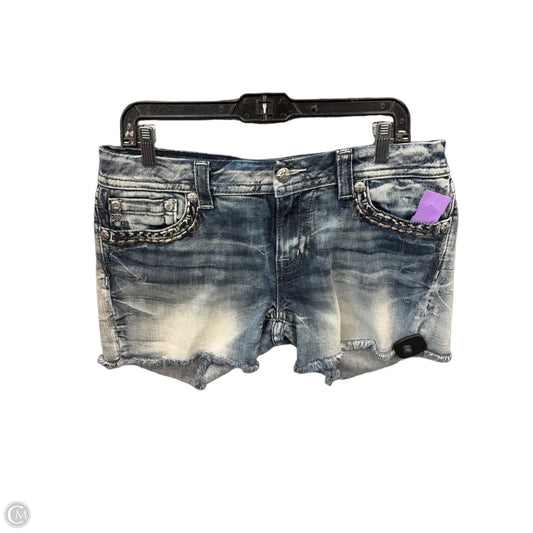 Shorts By Miss Me In Blue Denim, Size: 14