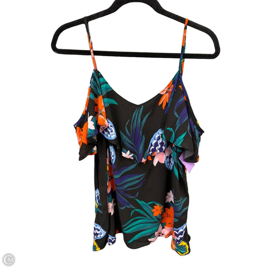Top Sleeveless By Old Navy In Floral Print, Size: L
