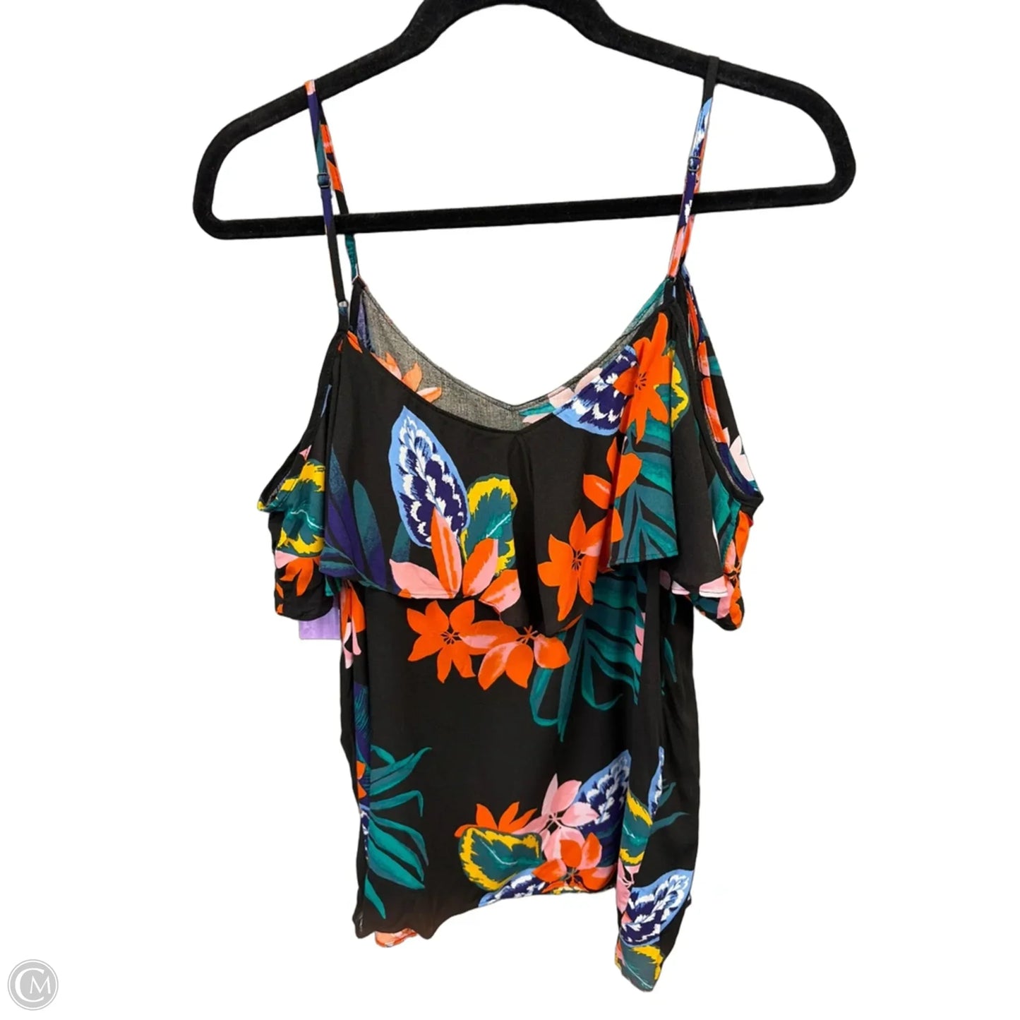 Top Sleeveless By Old Navy In Floral Print, Size: L