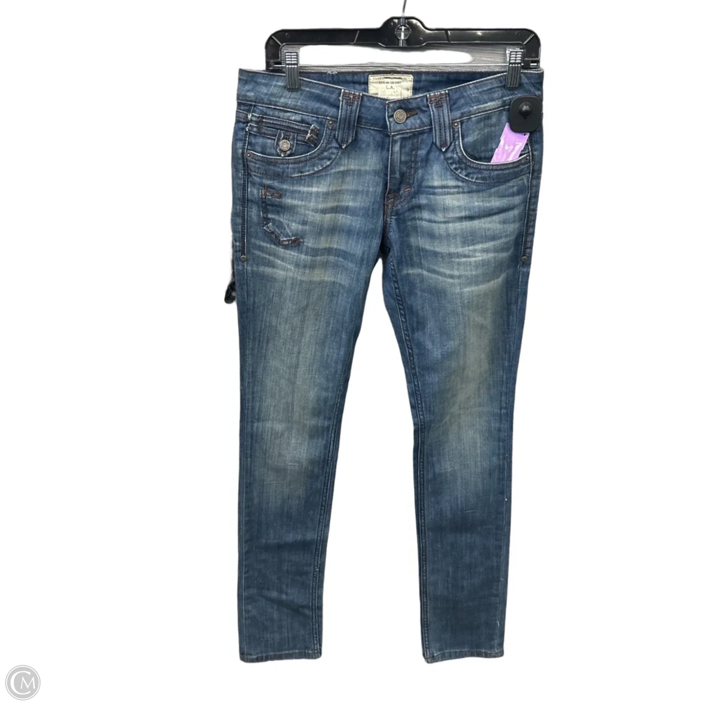Jeans Straight By Miss Me In Blue Denim, Size: 6