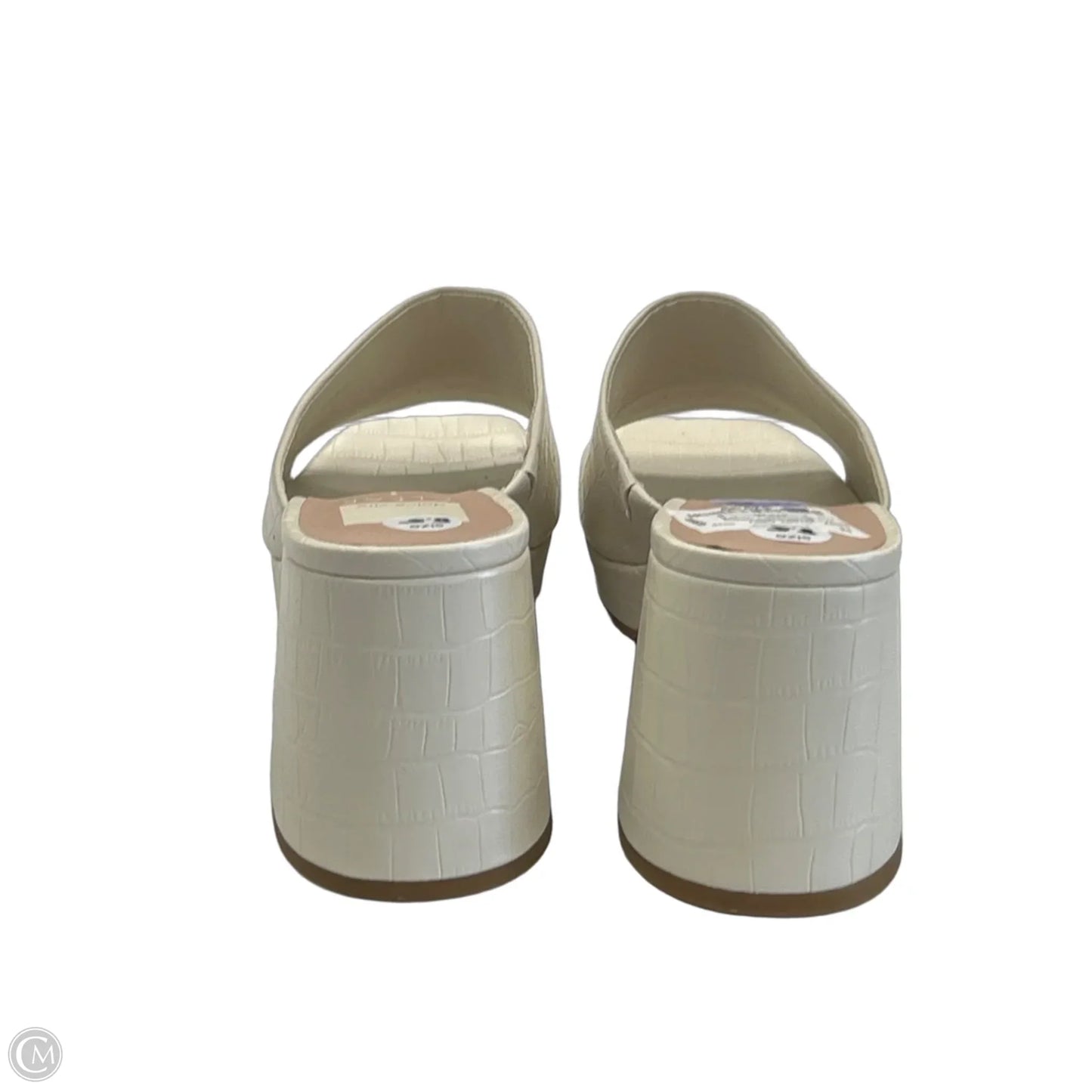 Shoes Heels Block By Dolce Vita In Cream, Size: 8.5