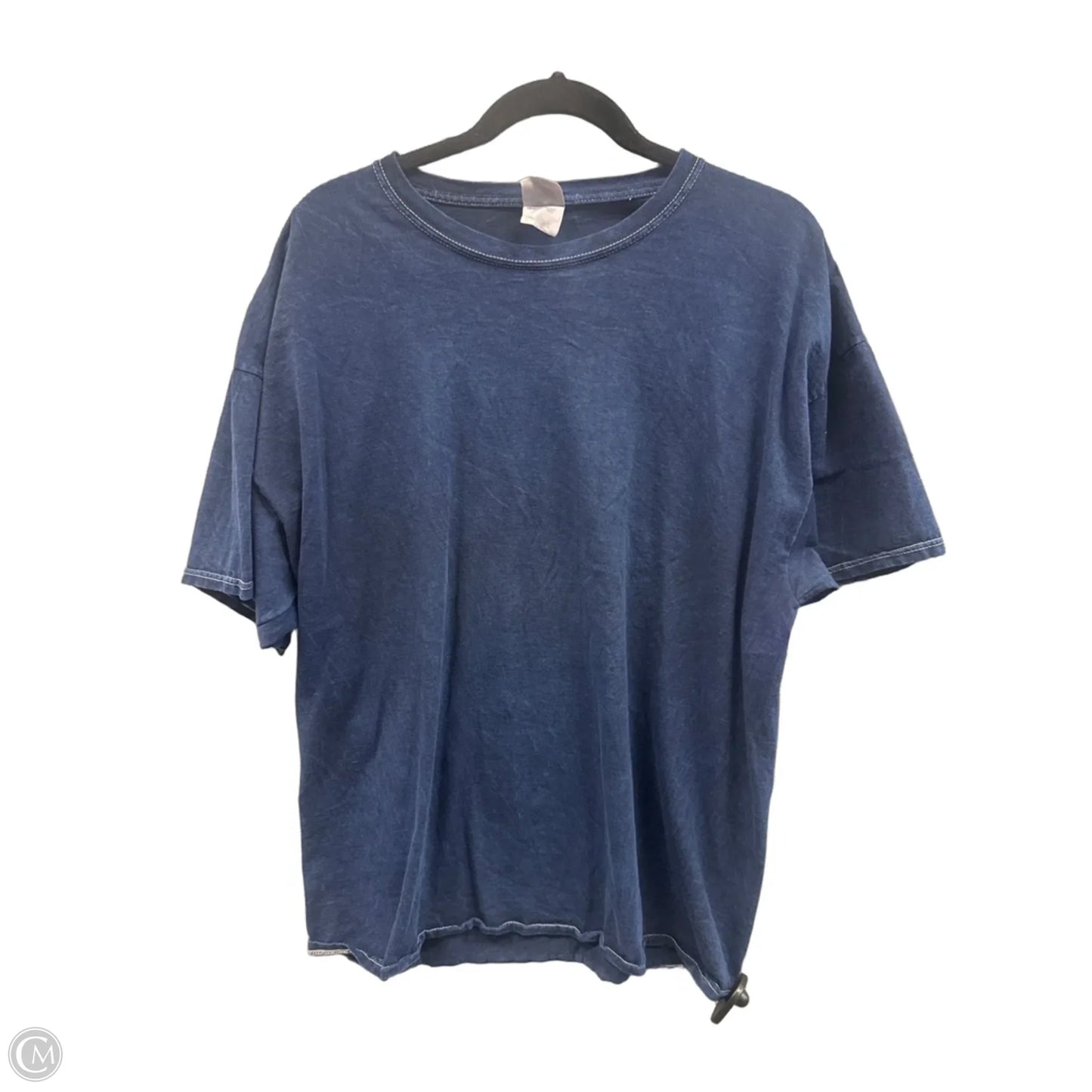 Top Short Sleeve By Clothes Mentor In Blue, Size: 2x