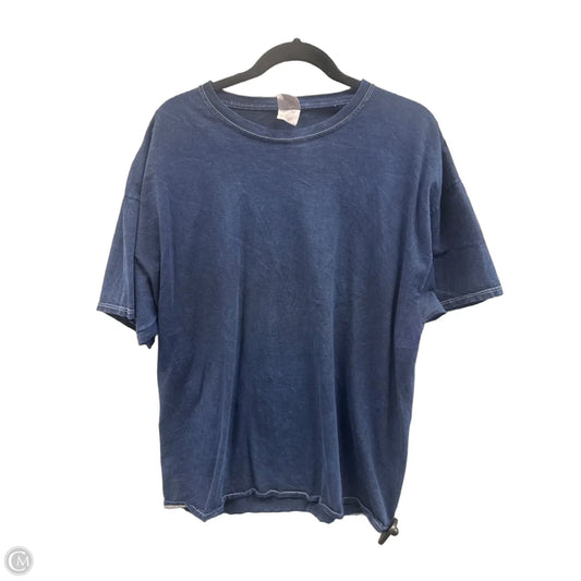 Top Short Sleeve By Clothes Mentor In Blue, Size: 2x