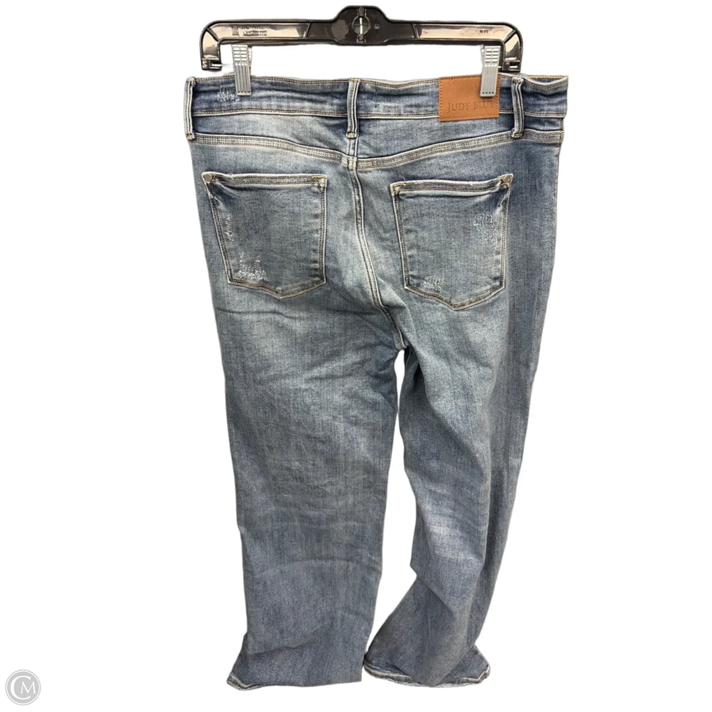 Jeans Straight By Judy Blue In Blue Denim, Size: 14