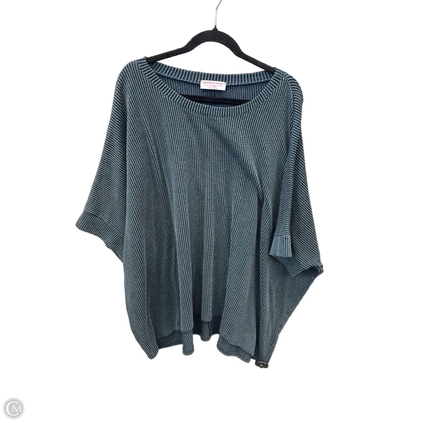 Top Short Sleeve By Clothes Mentor In Blue, Size: 3x