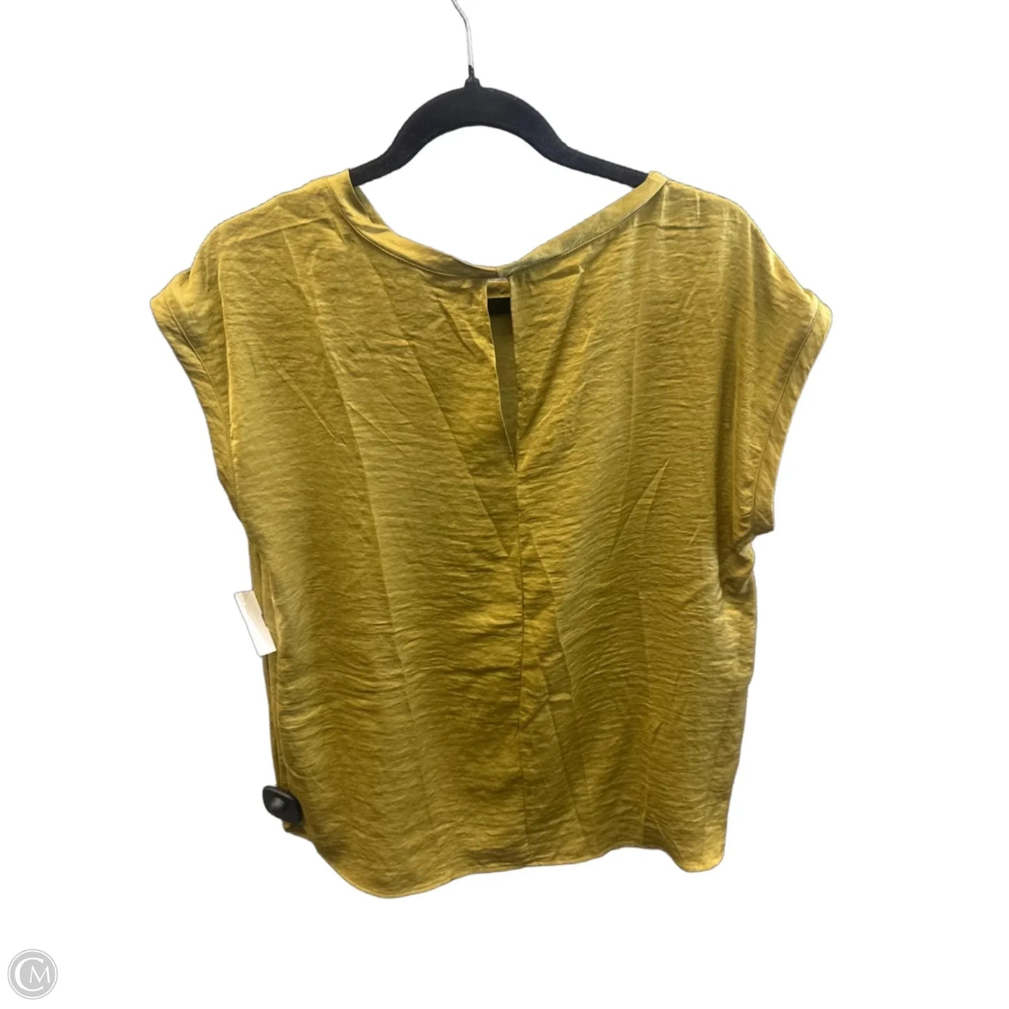 Top Short Sleeve By H&m In Green, Size: M
