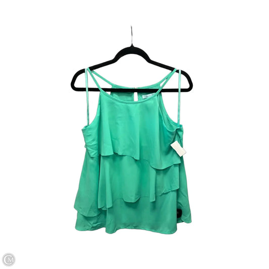 Top Sleeveless By She + Sky In Green, Size: L