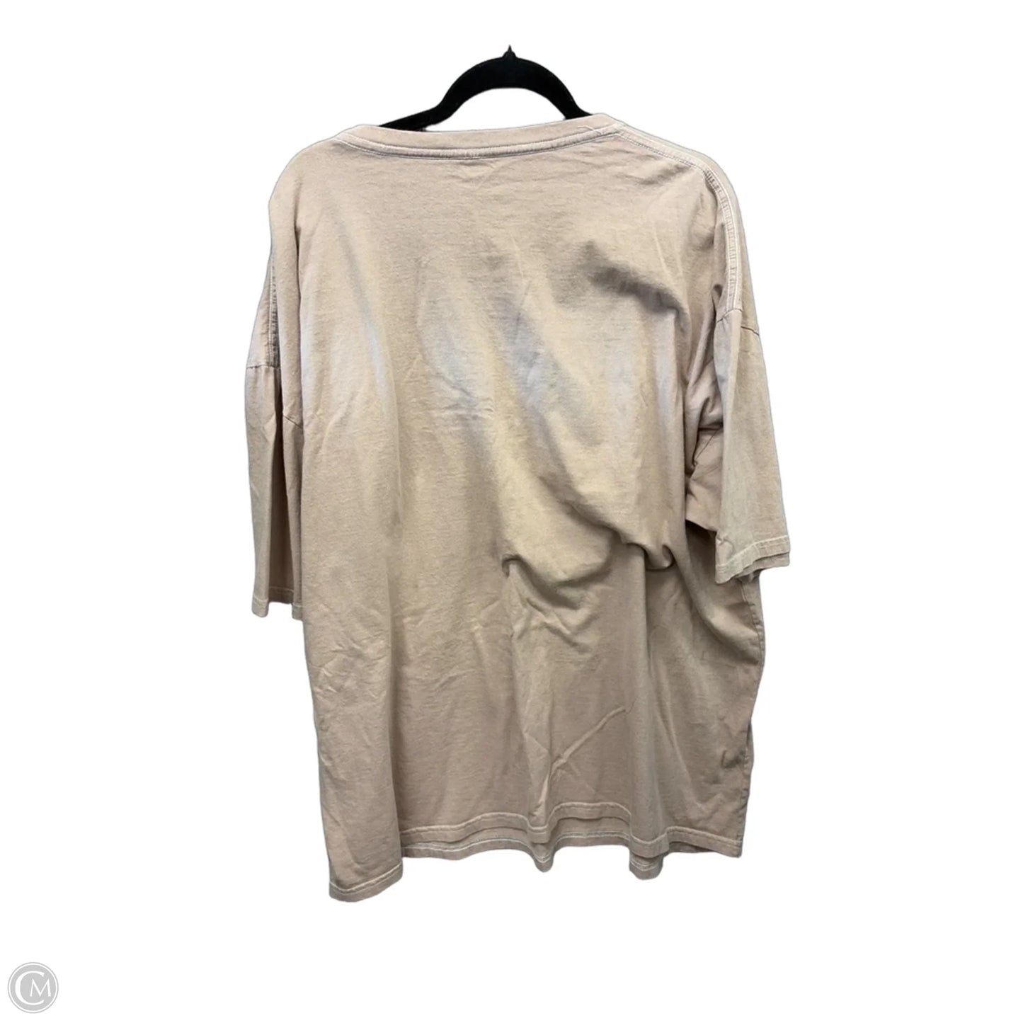 Top Short Sleeve By Maurices In Brown, Size: 3x