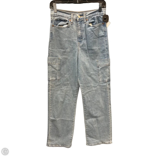 Jeans Straight By Levis In Blue Denim, Size: 4