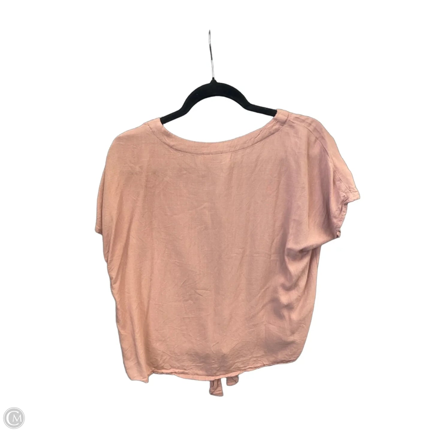 Top Short Sleeve By Universal Thread In Pink, Size: S