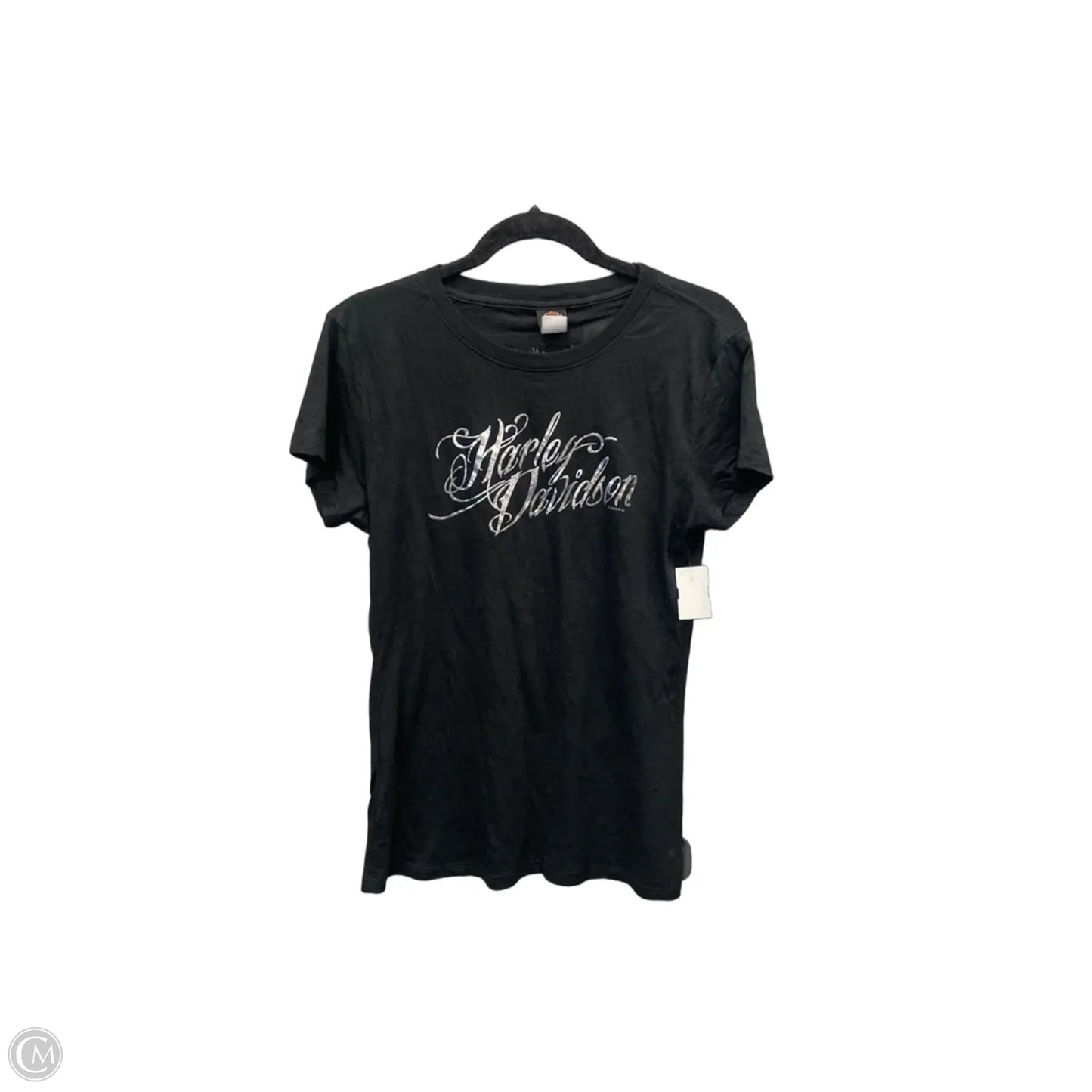 Top Short Sleeve By Harley Davidson In Black, Size: L