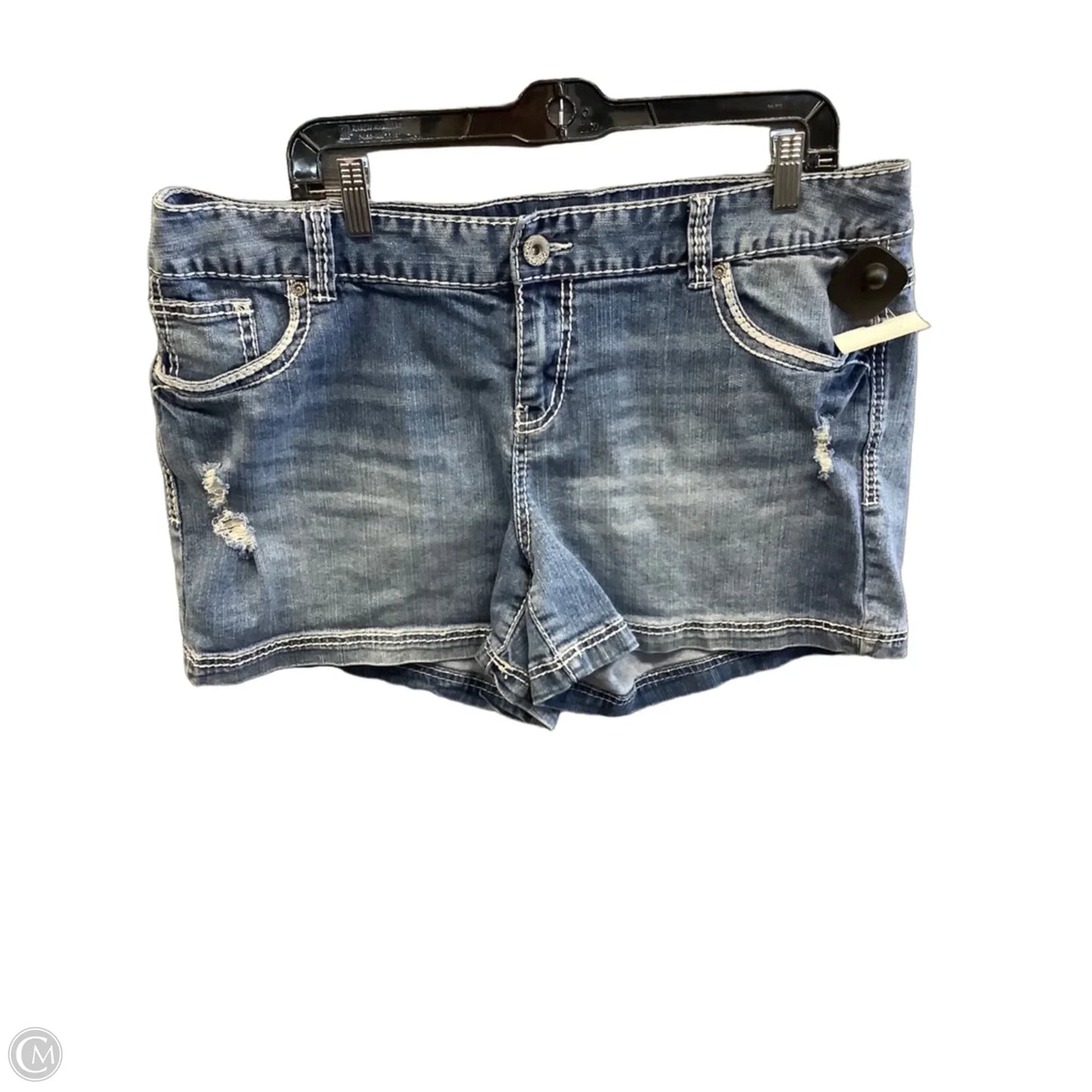 Shorts By Maurices In Blue Denim, Size: 20