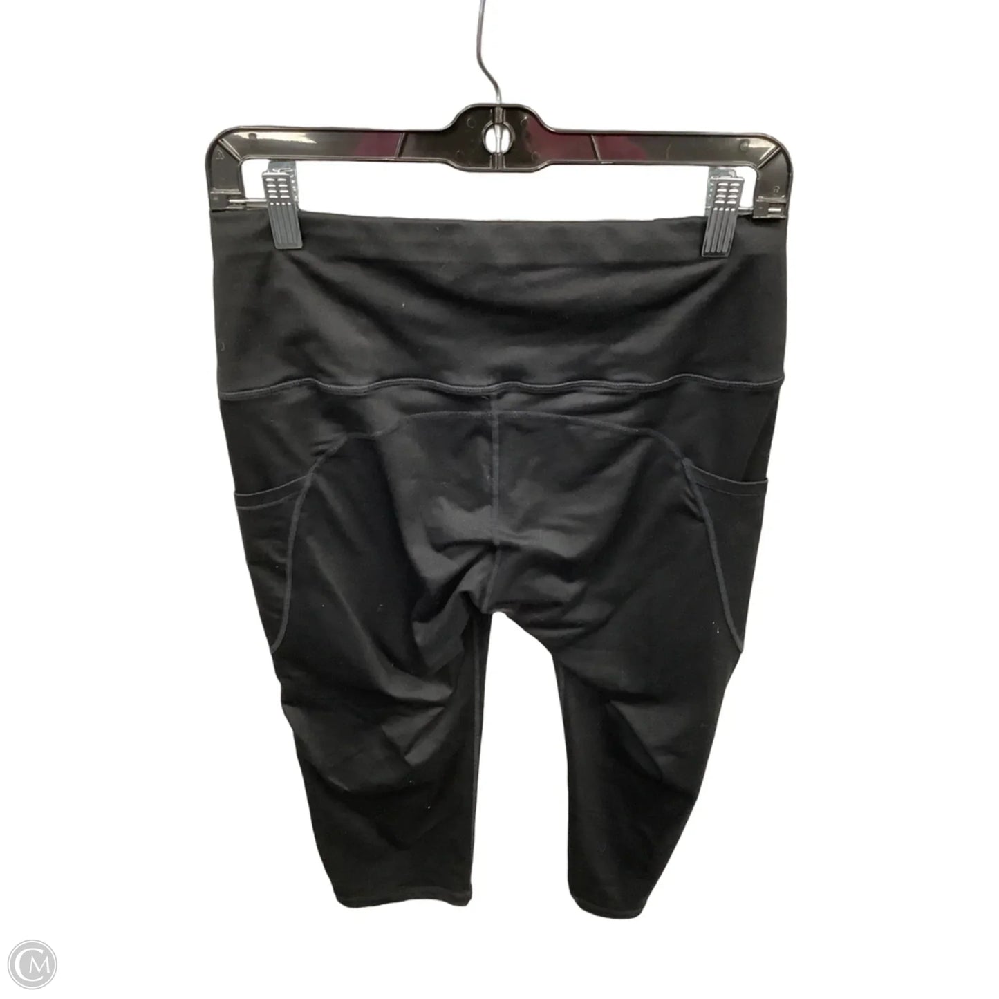 Athletic Capris By Clothes Mentor In Black, Size: L