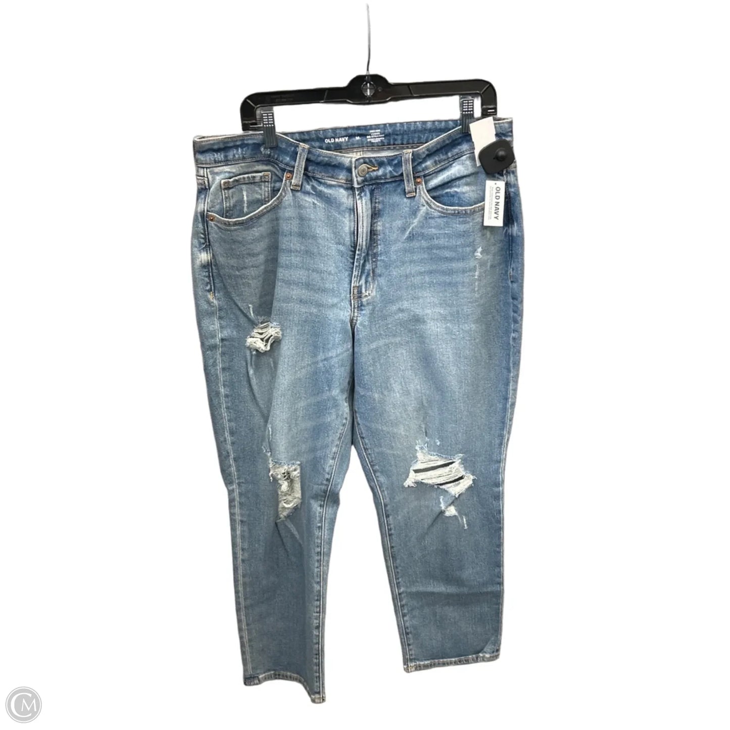 Jeans Straight By Old Navy In Blue Denim, Size: 14