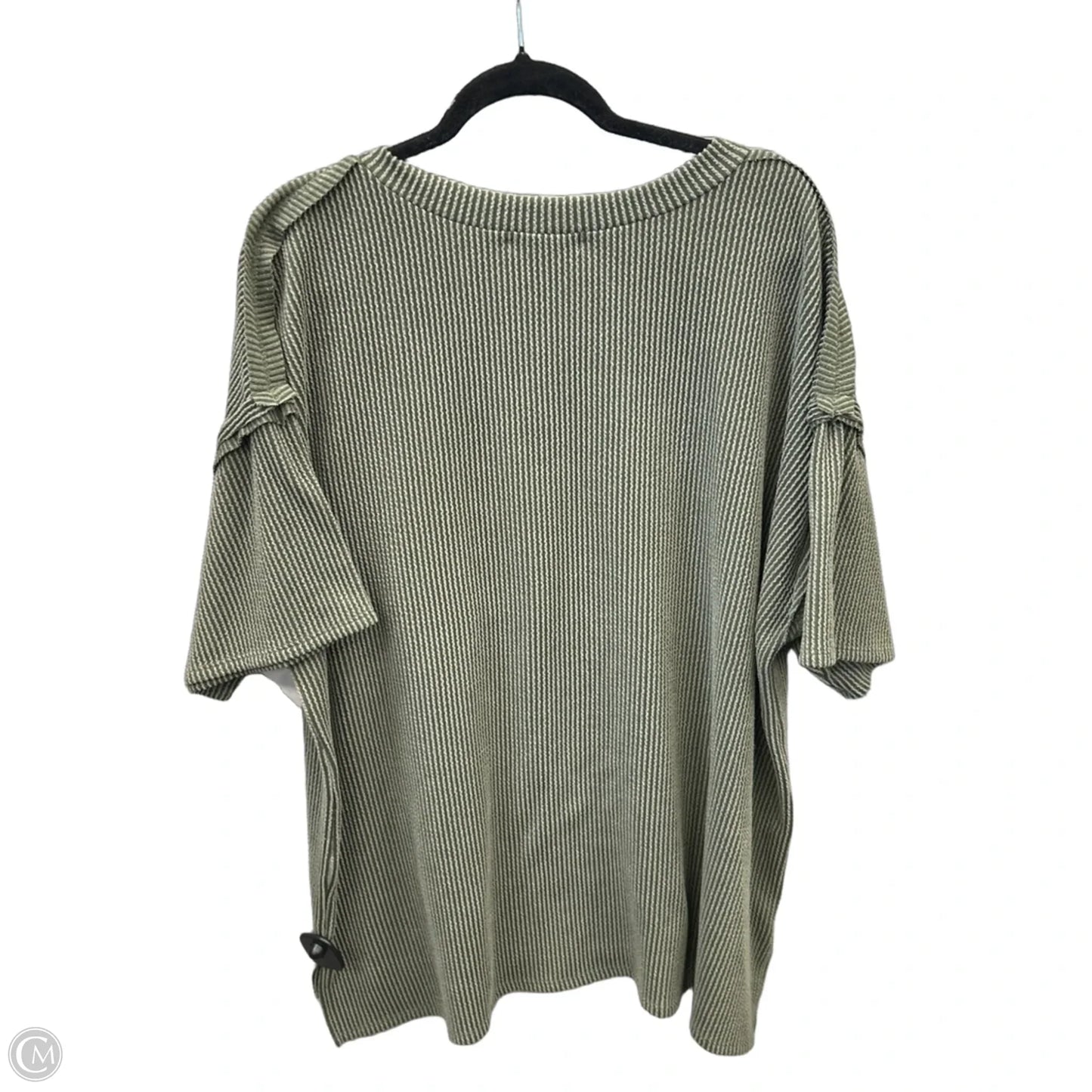 Top Short Sleeve By Clothes Mentor In Green, Size: L