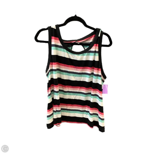 Top Sleeveless By Livi Active In Multi-colored, Size: 18