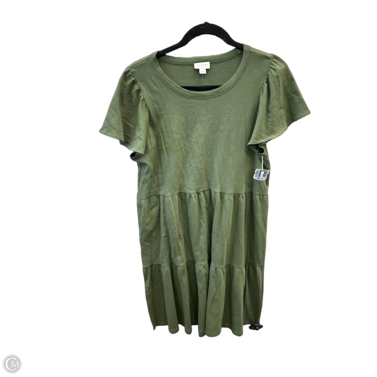 Dress Casual Midi By J. Crew In Green, Size: S