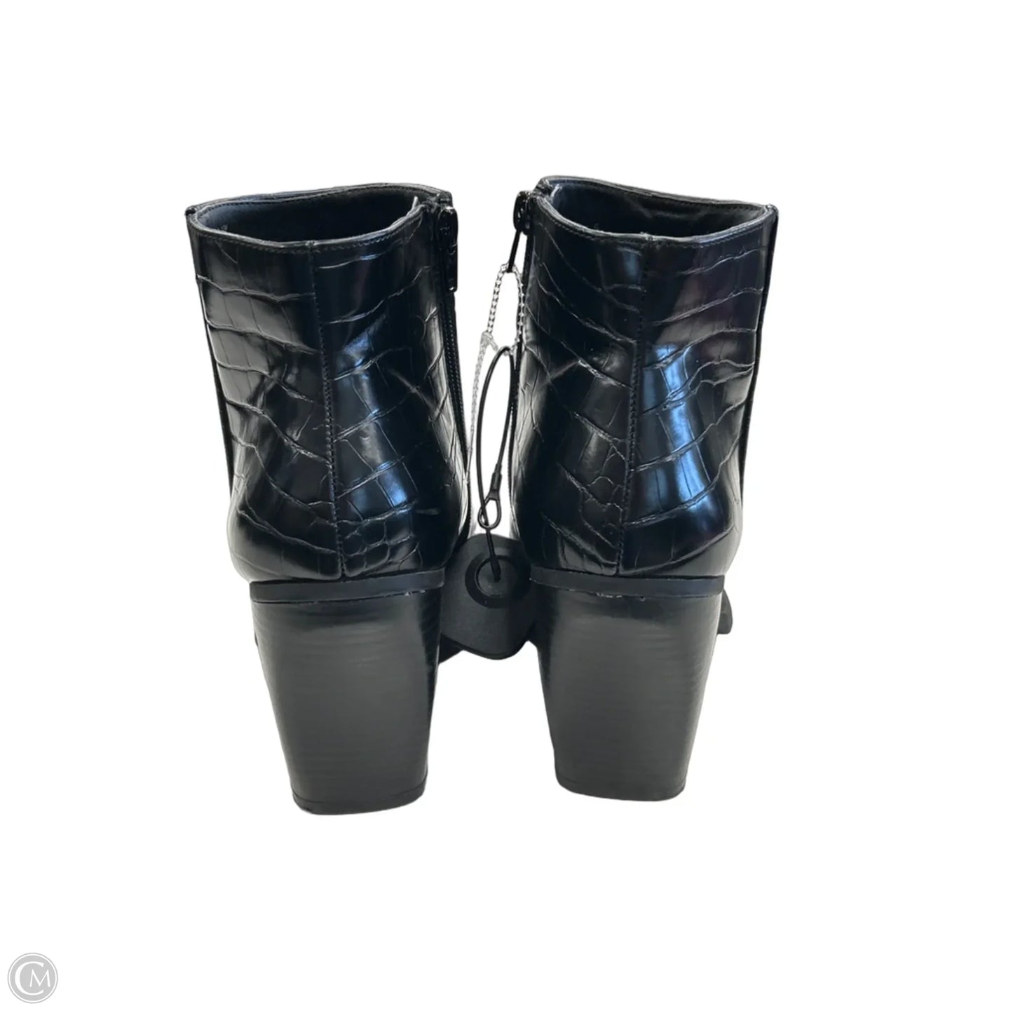 Boots Ankle Heels By Madden Girl In Black, Size: 10