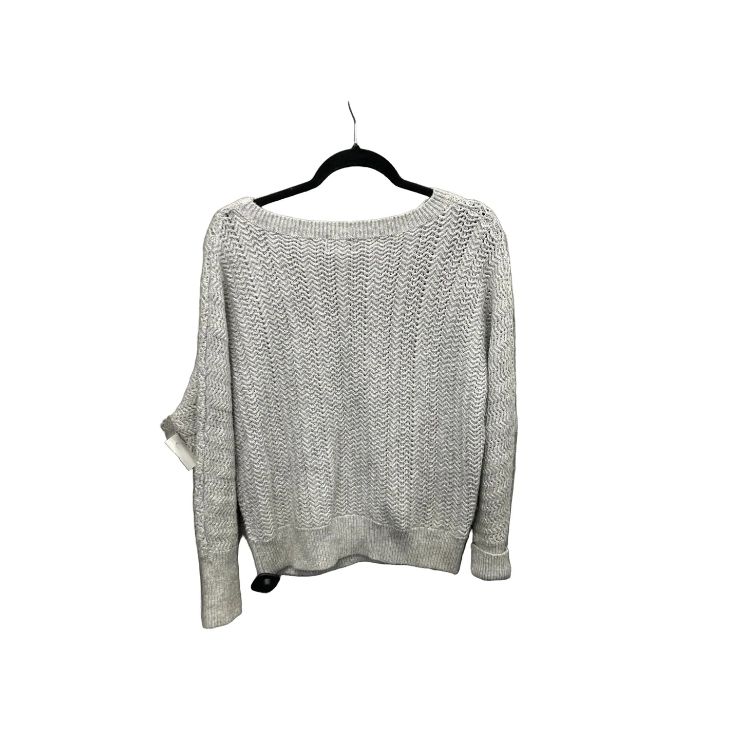 Sweater By Nicole Miller In Grey, Size: M