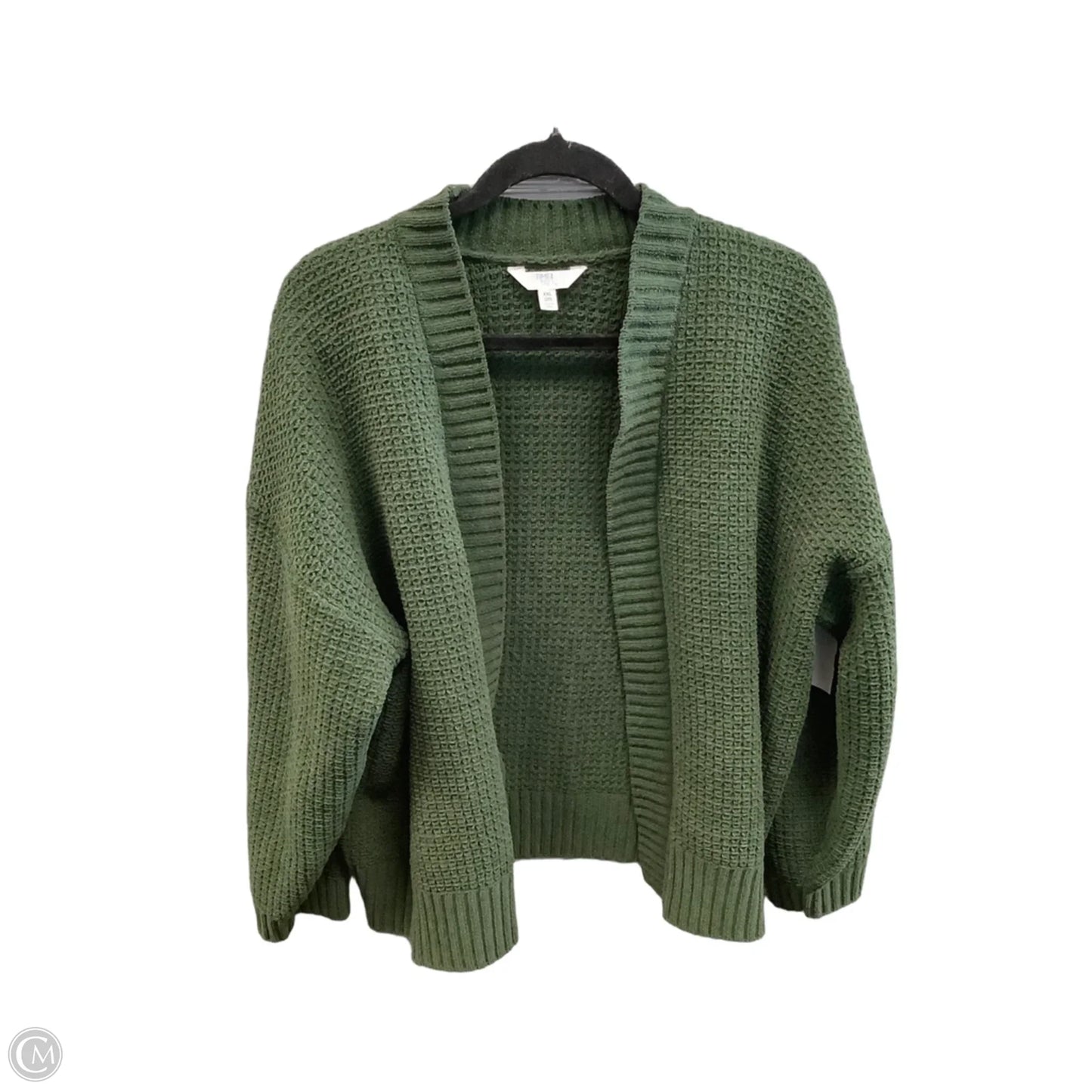 Cardigan By Time And Tru In Green, Size: Xxl