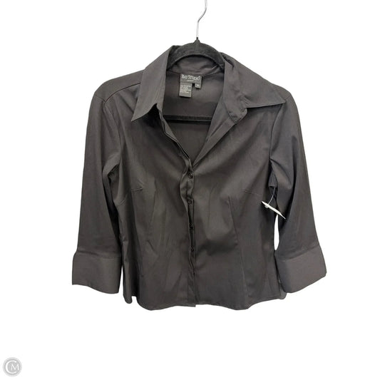 Top Long Sleeve By Bay Studio In Black, Size: M