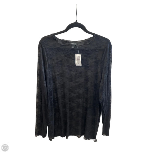 Top Long Sleeve By Torrid In Black, Size: 2x