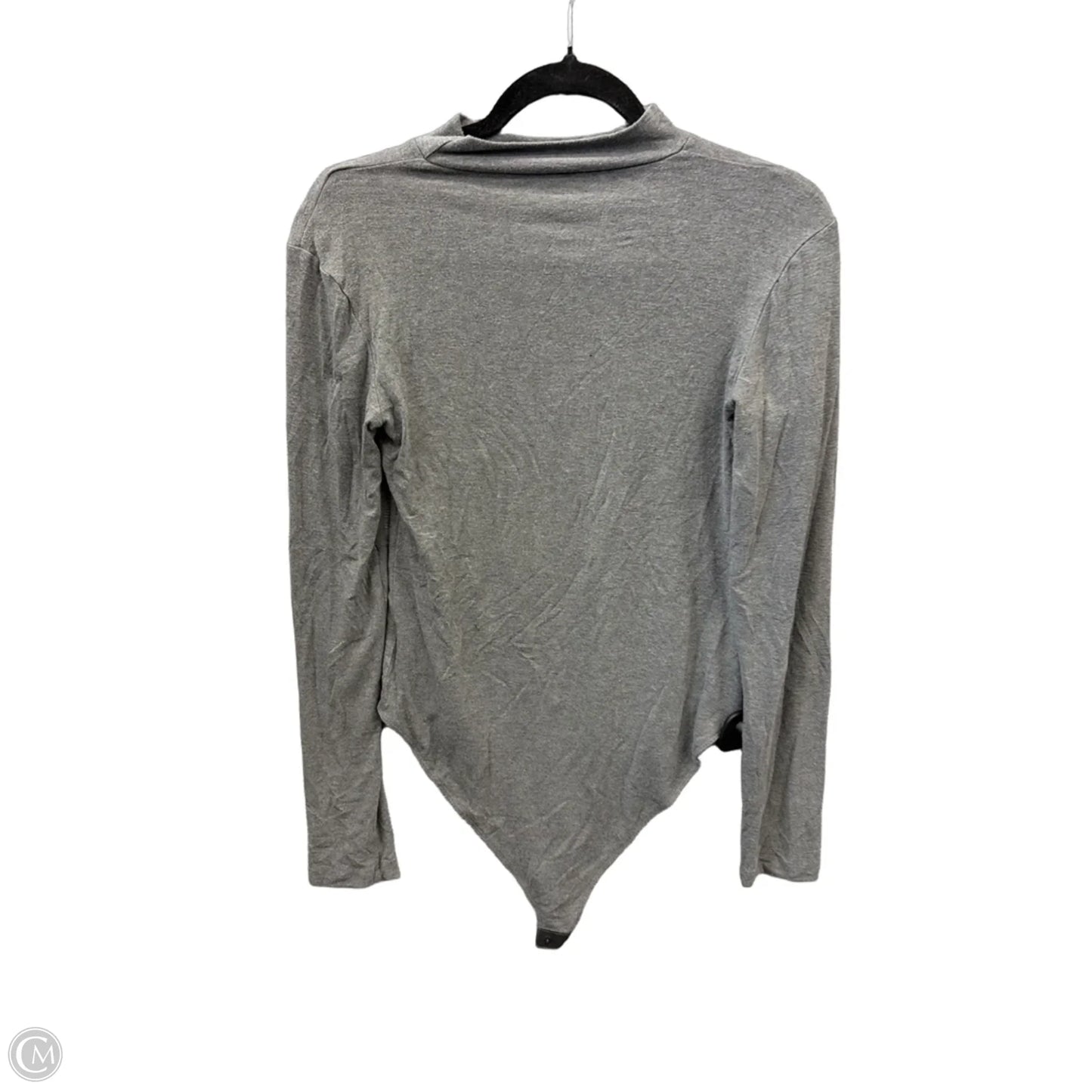 Top Long Sleeve By Clothes Mentor In Grey, Size: L