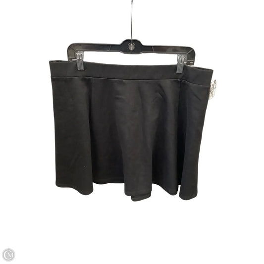 Skirt Midi By Divided In Black, Size: Xl