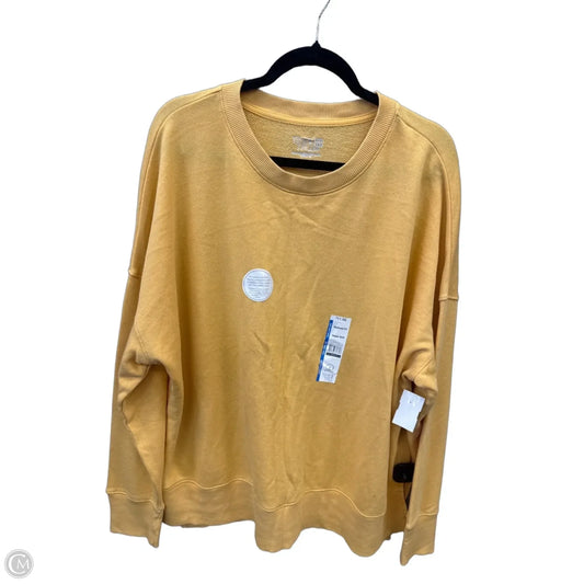 Sweater By Time And Tru In Yellow, Size: 3x