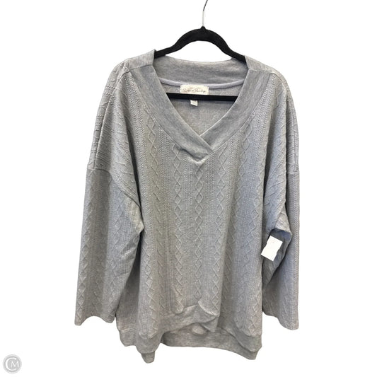 Sweater By French Laundry In Grey, Size: 3x