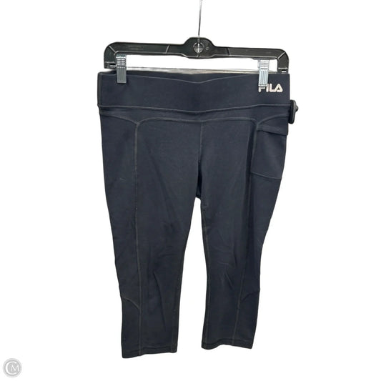 Athletic Capris By Fila In Black, Size: S