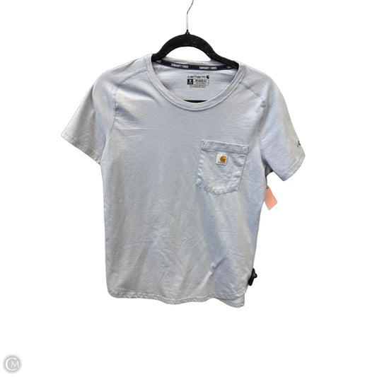 Top Short Sleeve By Carhartt In Blue, Size: M