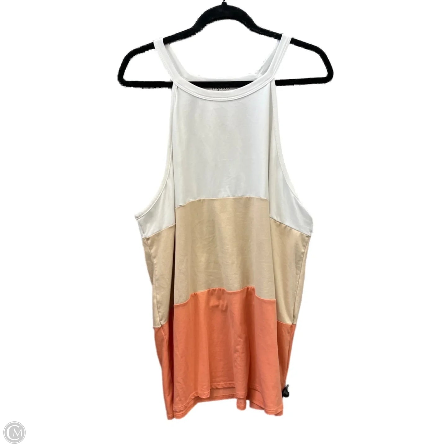 Top Sleeveless By Haptics In Multi-colored, Size: 3x