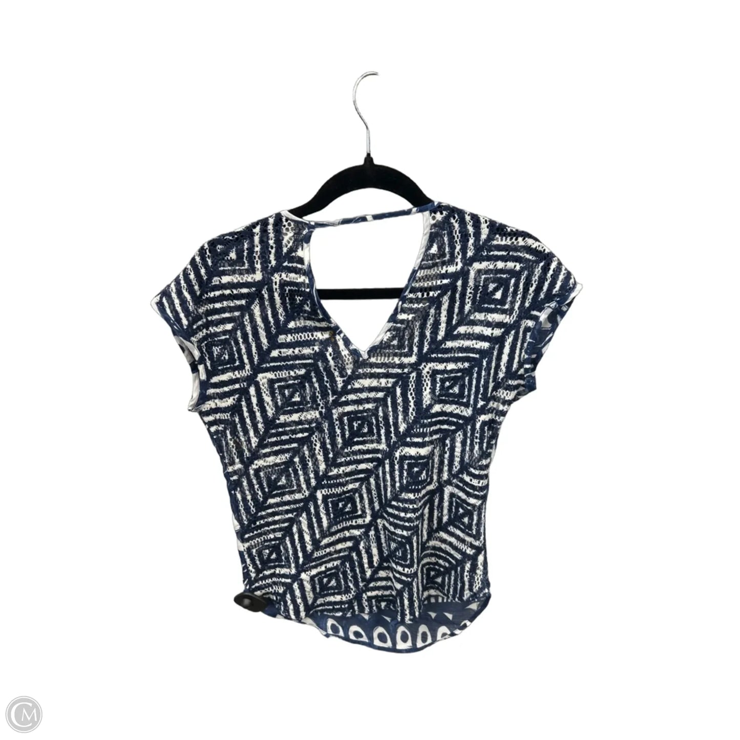 Top Sleeveless By Outback Red In Blue & White, Size: Xs