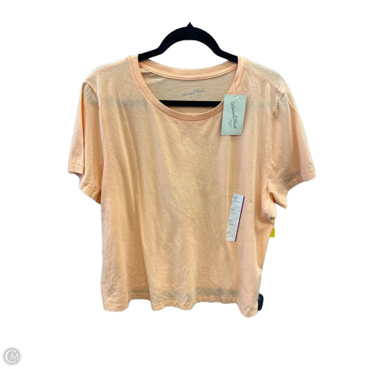 Top Short Sleeve Basic By Universal Thread In Orange, Size: Xxl