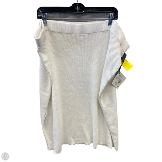 Skirt Midi By Ava & Viv In White, Size: 3x