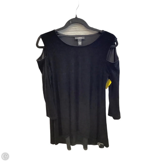 Top Long Sleeve By Alfani In Black, Size: M