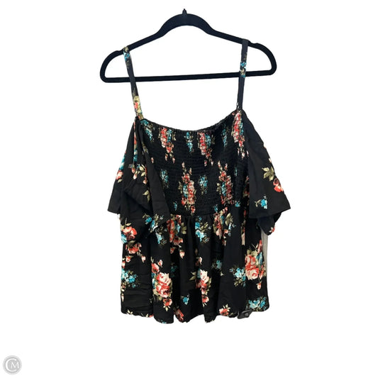 Top Short Sleeve By Torrid In Floral Print, Size: 2x