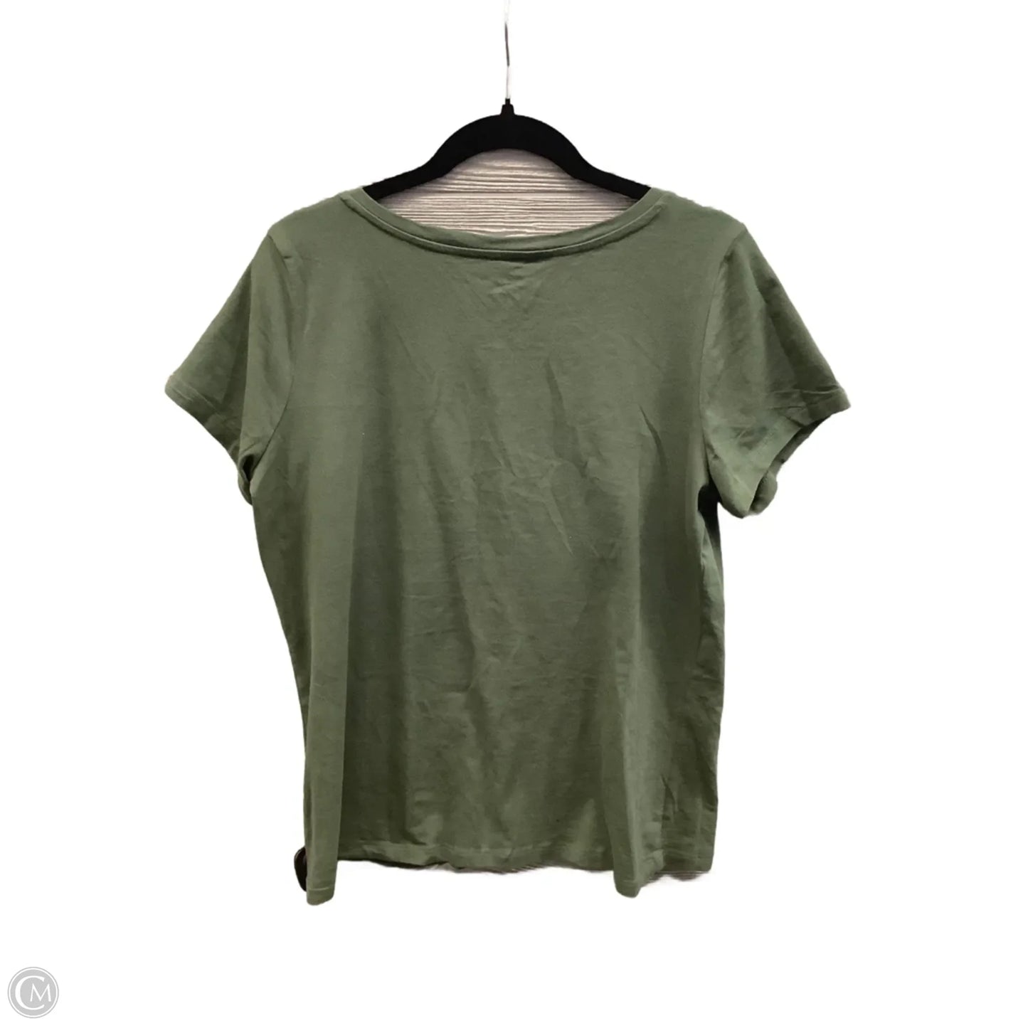 Top Short Sleeve Basic By Derek Heart In Green, Size: 1x