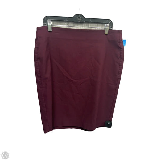 Skirt Midi By Elle In Purple, Size: 12