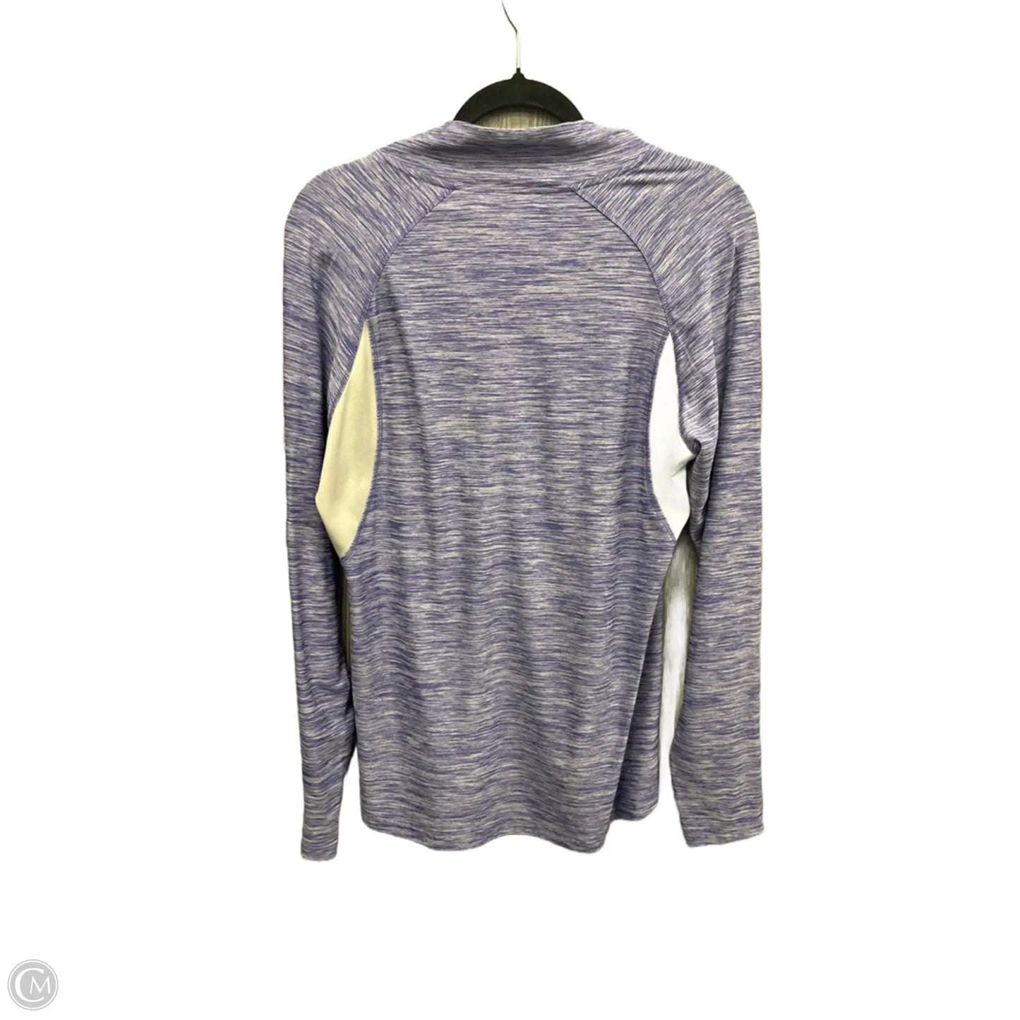 Athletic Top Long Sleeve Collar By Rbx In Purple, Size: Xl