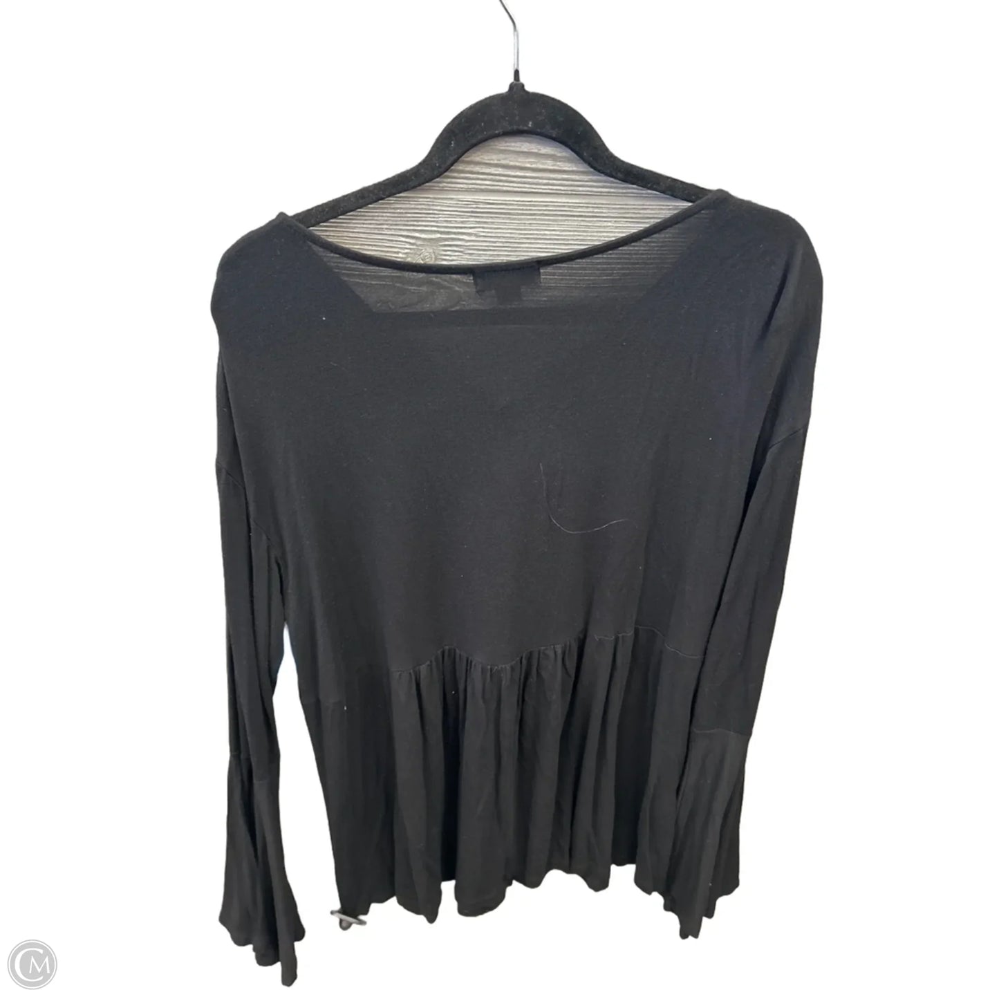 Top Long Sleeve By One World In Black, Size: Xl