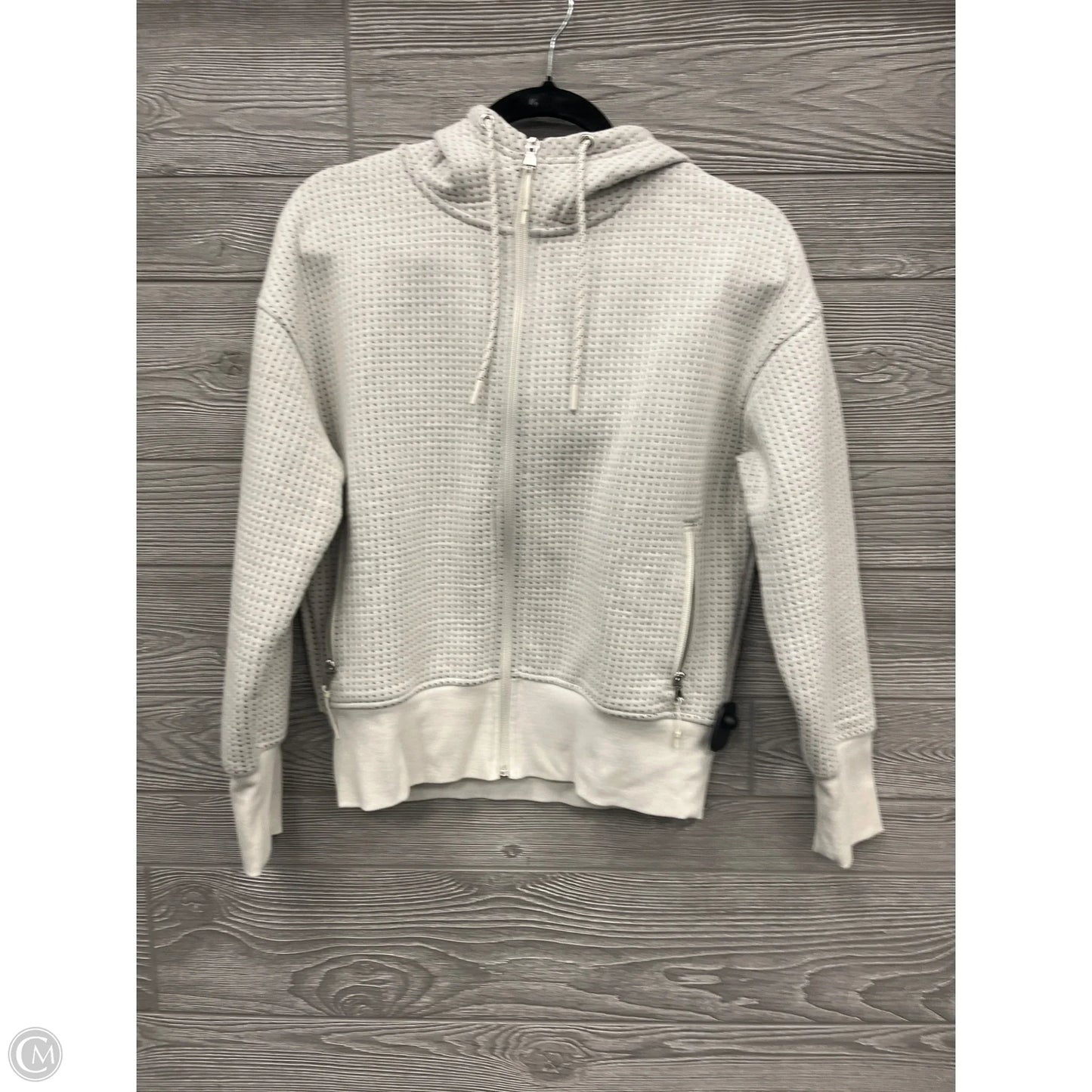 Athletic Jacket By Old Navy In White, Size: M