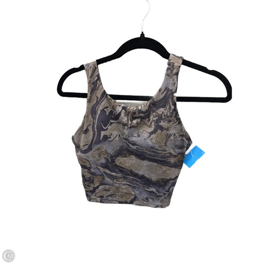 Athletic Bra By Mono B In Grey, Size: M