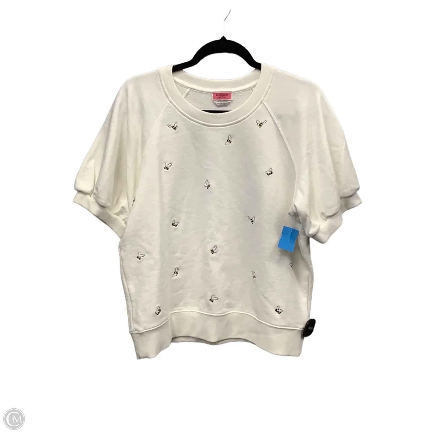 Sweatshirt Designer By Kate Spade In White, Size: Xl