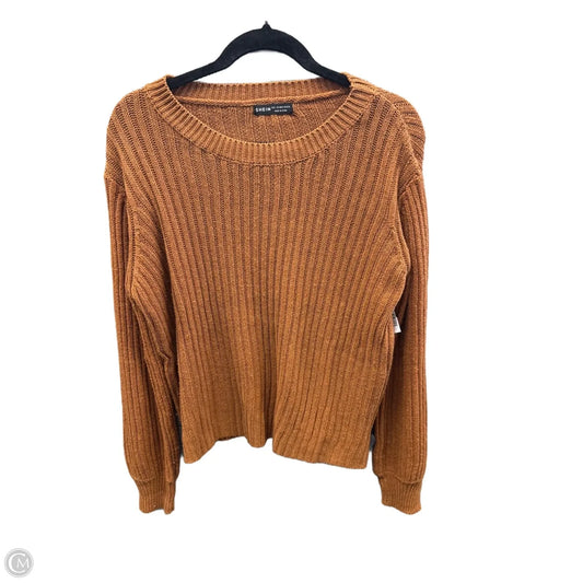 Sweater By Shein In Orange, Size: L