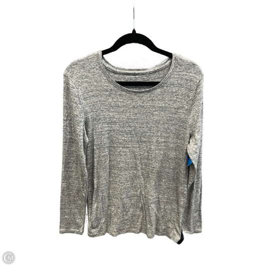 Top Long Sleeve Basic By A New Day In Grey, Size: Xxl